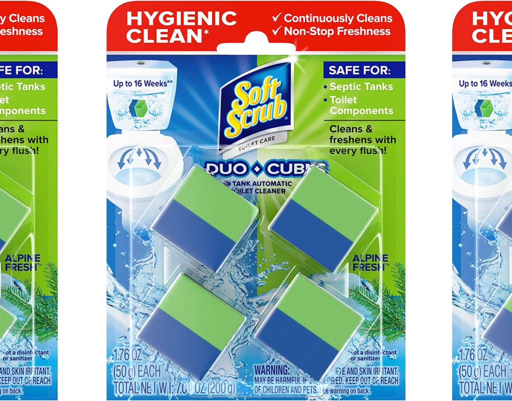 Soft Scrub in-Tank Toilet Cleaner Duo-Cubes 4-Pack