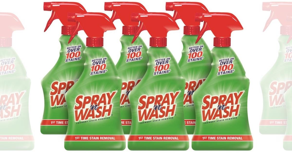 Spray N' Wash Laundry Stain Remover Spray 6Pack Just 11.65 Shipped on