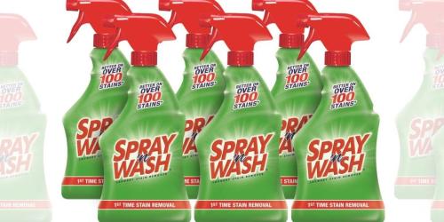 Spray N’ Wash Laundry Stain Remover Spray 6-Pack Just $11.65 Shipped on Amazon