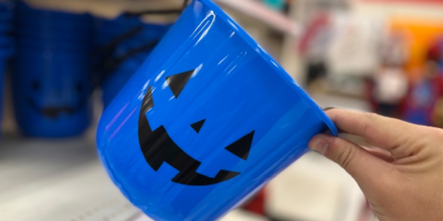 Target’s Pumpkin Halloween Buckets Are Back & Still ONLY $1