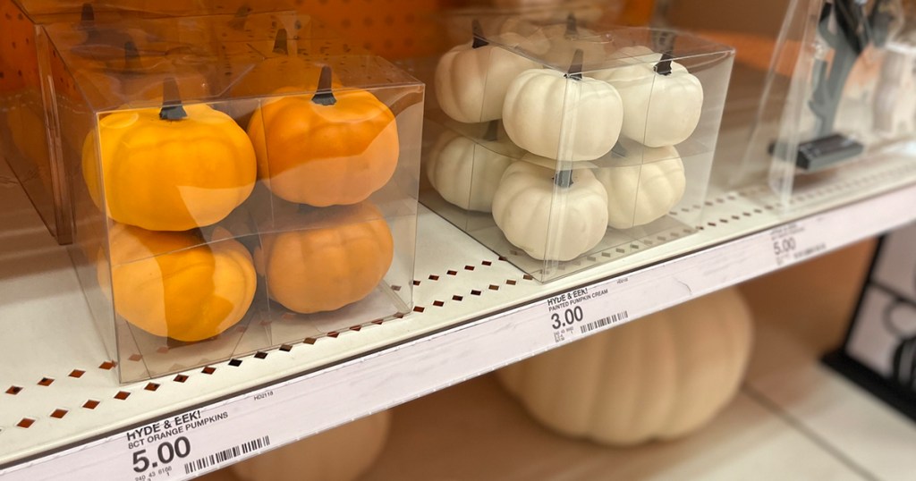Target halloween decor pumpkins