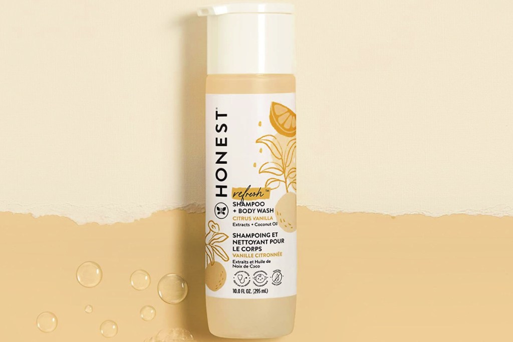 The Honest Company Citrus Vanilla Shampoo & Body Wash 10oz Bottle