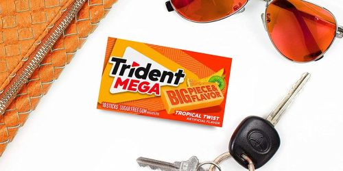 Trident Mega Stick Gum Only 33¢ Each at Walgreens After Cash Back | Just Use Your Phone