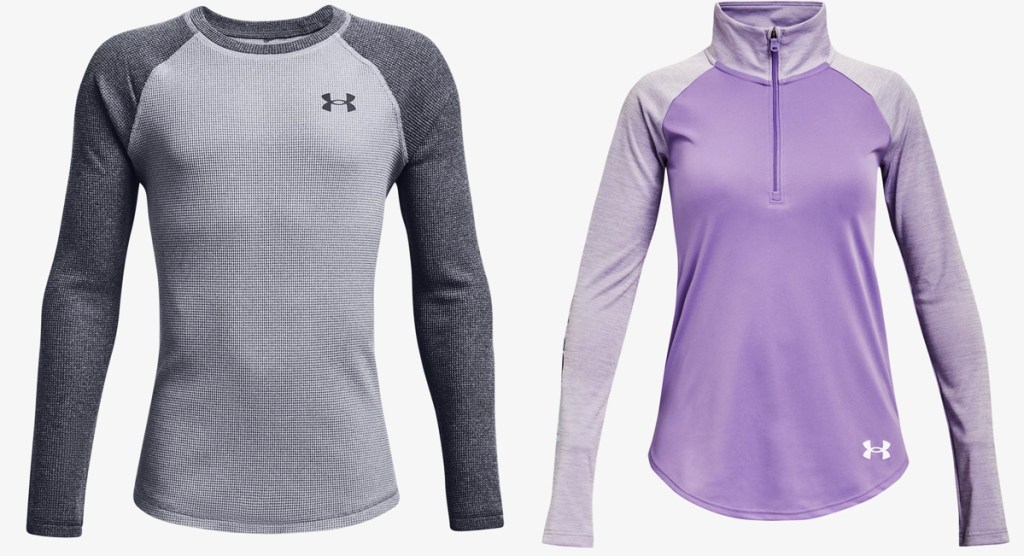 two under armour long sleeves