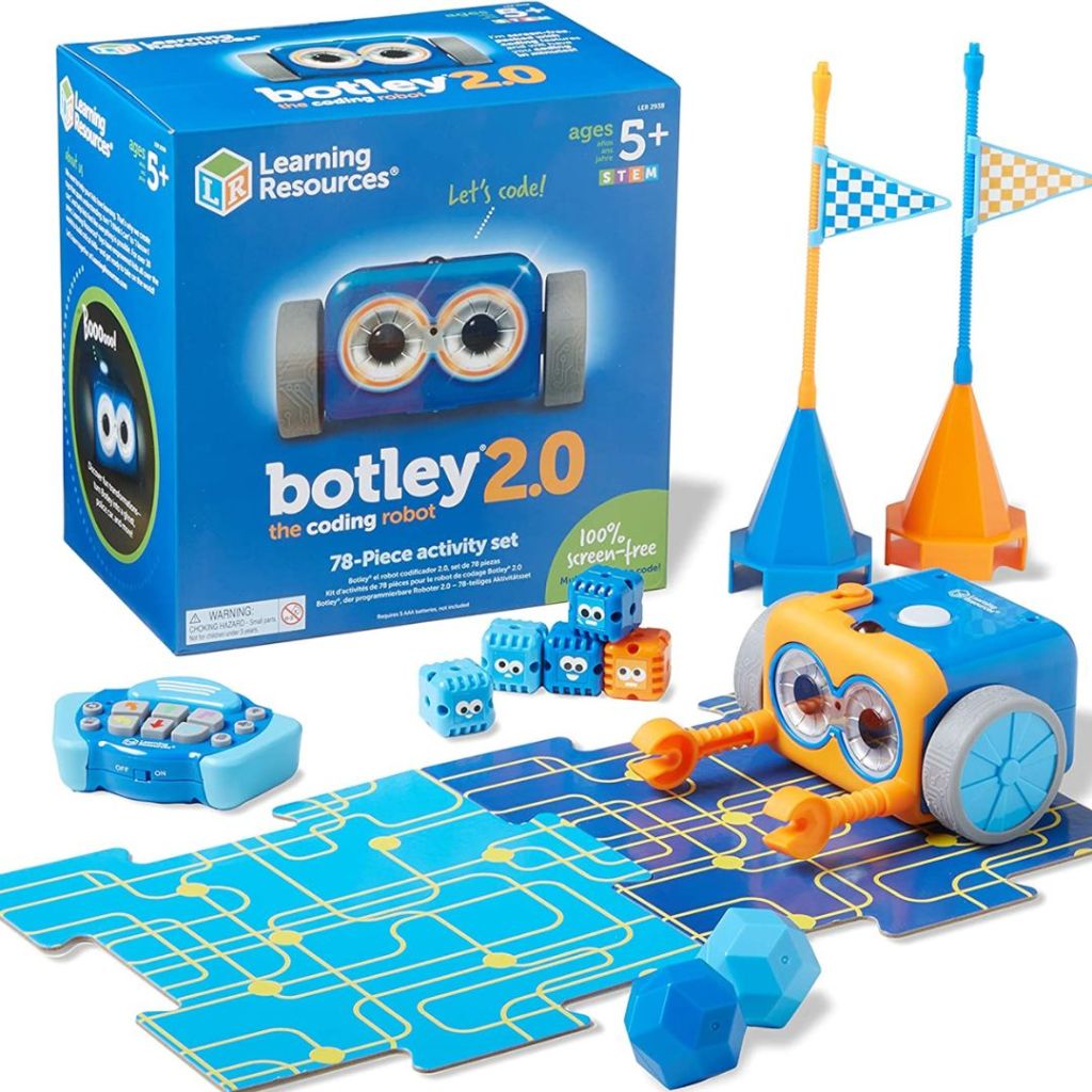Learning Resources Botley The Coding Robot 2.0 Activity Set - 78 Pieces - Box, Robot and Accessories