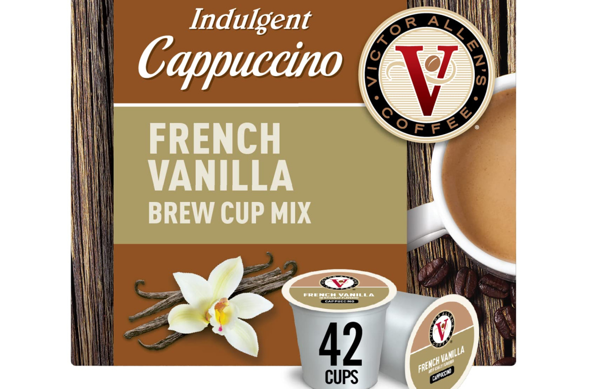 Victor Allen's Coffee French Vanilla Flavored Cappuccino Mix 42 Count