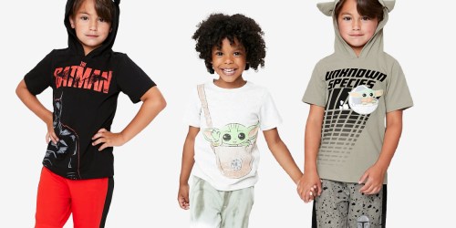 Walmart Kids Character Shorts & Hoodie Sets from $6 | Disney, Star Wars, & More