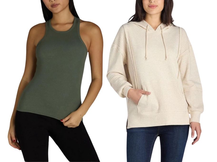 Walmart-Womens-Tank-and-Pullover المشتريات المفضلة لفريق Walmart Fall Fashion من 10.96 دولار (+ كيفية التصميم!)