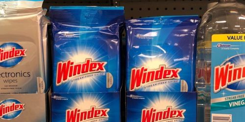 Windex Ammonia-Free Glass Wipes 25-Count Only $2.92 Shipped on Amazon
