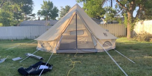 Timber Ridge Yurt Glamping Tent Only $71 Shipped (Regularly $270)