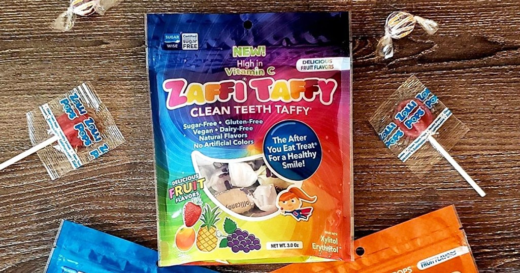 bag of zaffi taffy candy