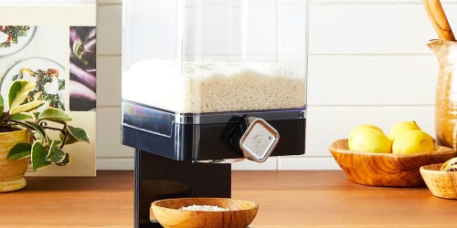 Cereal & Dry Food Dispenser Only $14 on Amazon (Keeps Food Fresh for 45 Days!)