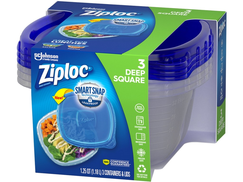 Ziploc Containers 3-Count Only $2 Shipped on Walgreens.com (Regularly ...