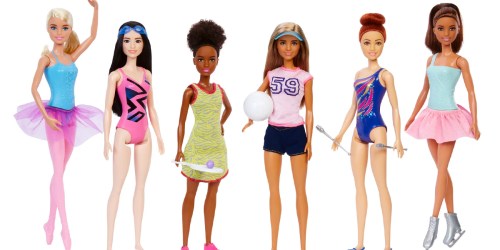Barbie Career Collection Just $25 on Walmart.com (Regularly $36) | Includes 6 Sports-Themed Barbies