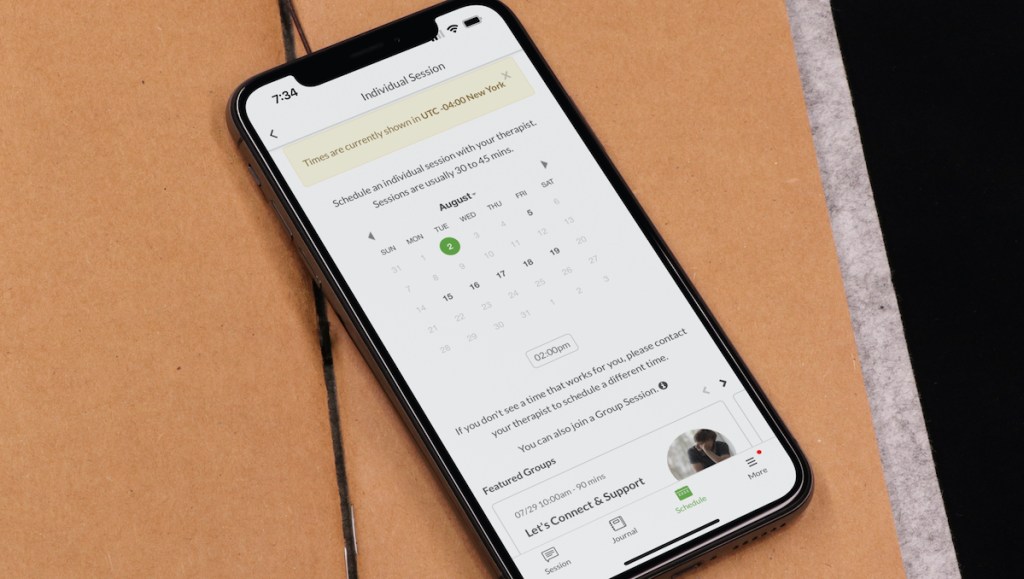 iphone on journal with betterhelp promo code schedule