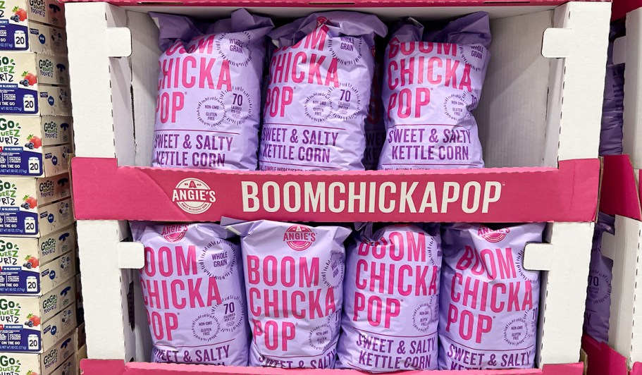 Angie's BOOMCHICKAPOP Kettle Corn 25oz Bag Just $3.69 at Costco ...