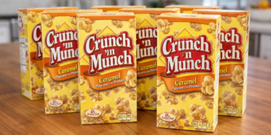 Crunch ‘n Munch Caramel Popcorn w/ Peanuts 12-Pack Only $8 Shipped on Amazon