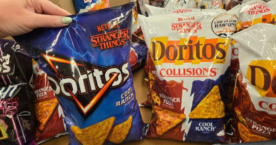 stranger things doritos bags in store