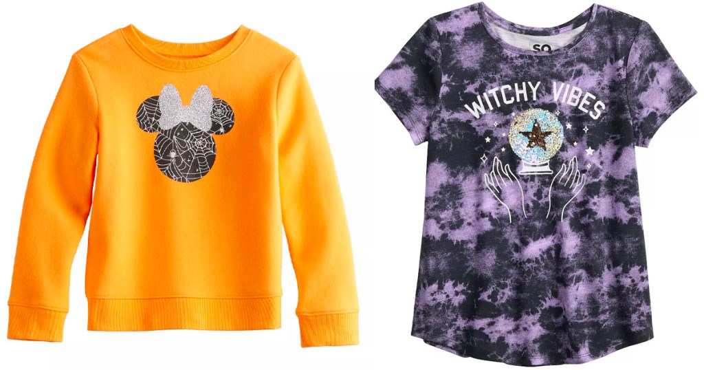 Kohl's Girls Fall & Halloween Clothing from $5.60