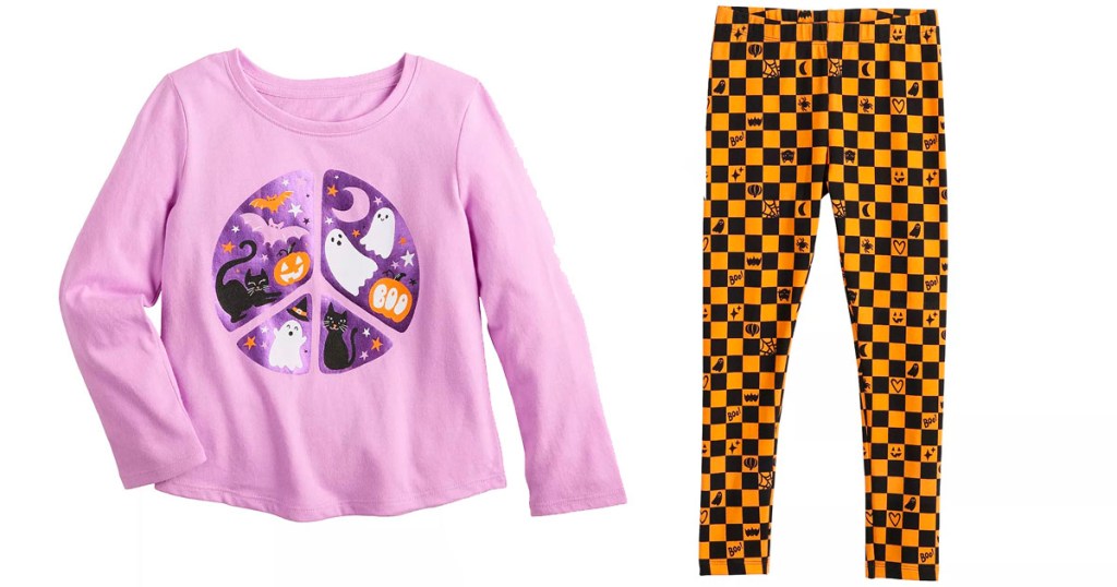 Kohl's Girls Fall & Halloween Clothing from $5.60, Tees, Pajamas, Leggings  & More