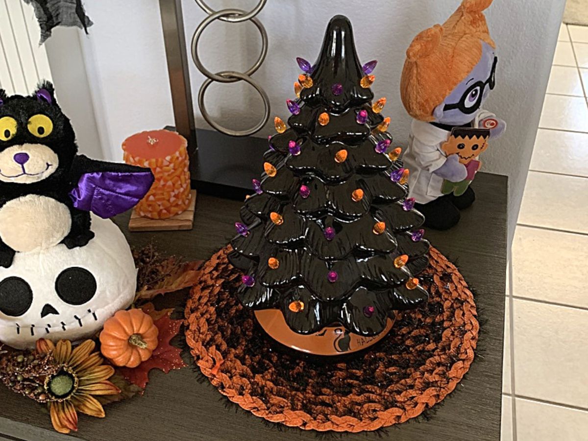ceramic Halloween tree