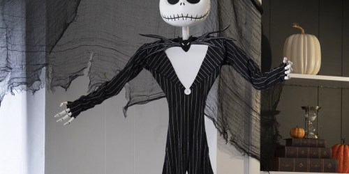 This Disney Nightmare Before Christmas 6′ Jack Skellington Decoration Is Posable & ONLY $19 on Walmart.com