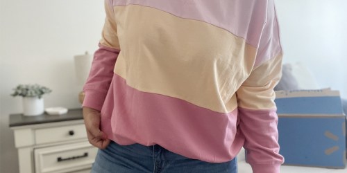 Kindly Yours Colorblock Pullover Just $9.99 (Regularly $20) at Walmart