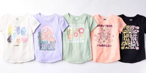 SO Girls Tees & Tanks from $4.41 on Kohls.com (Regularly $14) + Free Shipping for Select Cardholders