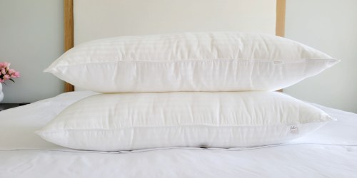 Hotel-Quality Down Alternative Pillows 2-Packs from $18.49 on Amazon | Perfect for All Sleepers