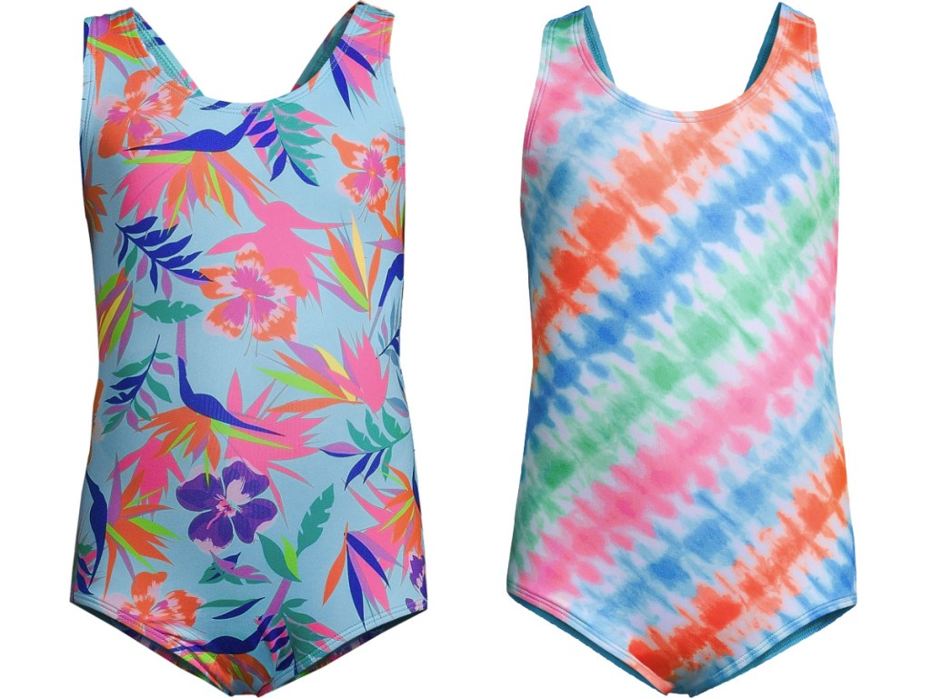lands end girls swimsuits