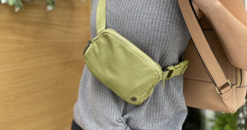 lululemon belt bag and backpack