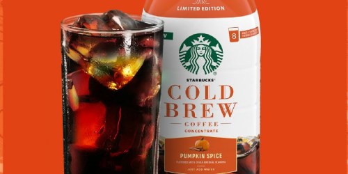 50% Off Starbucks Pumpkin Spice Cold Brew at Target | The Perfect Cold Brew Right at Home