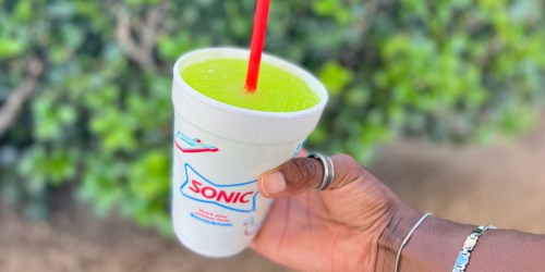 Pucker Up! Sonic Drive-In Just Released Pickle Juice Slush!