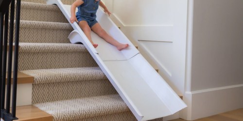 Turn Your Stairs Into a Fun Slide w/ This Zulily Deal on the Stairslide