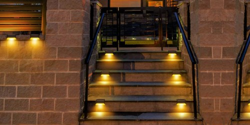 Waterproof Solar Powered LED Deck Lights 16-Pack Just $19.99 Shipped on Woot.com