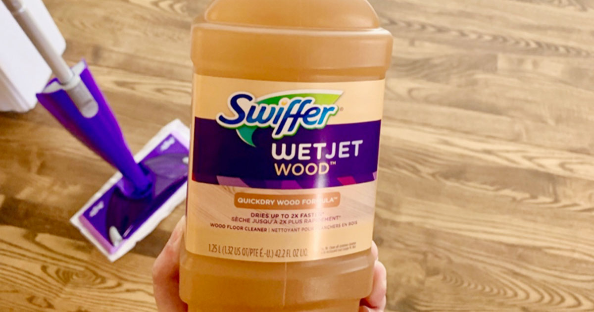Swiffer WetJet Wood Floor Cleaner Refill 2-Pack Just $10.96 Shipped on   (Only $5.48 Each)