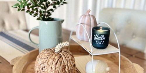 Table Decorating for Fall Using Items from Target (All for Around $30!)