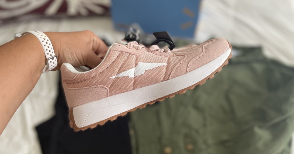 rose pink sneakers