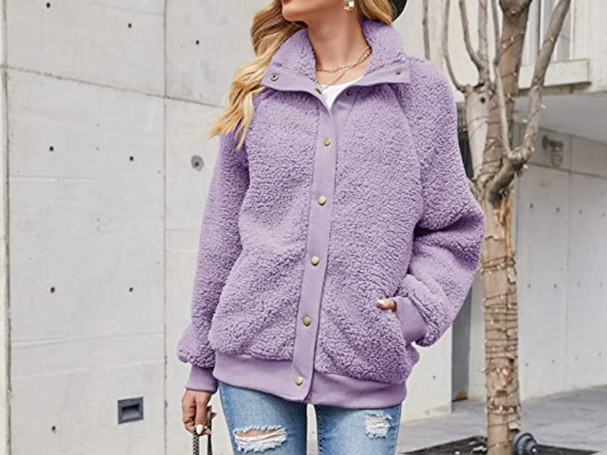 Women's Sherpa Jacket Only $23 on 
