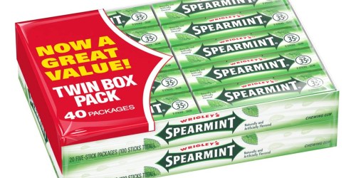 Wrigley’s Spearmint Gum 40-Pack Only $5.77 Shipped on Amazon
