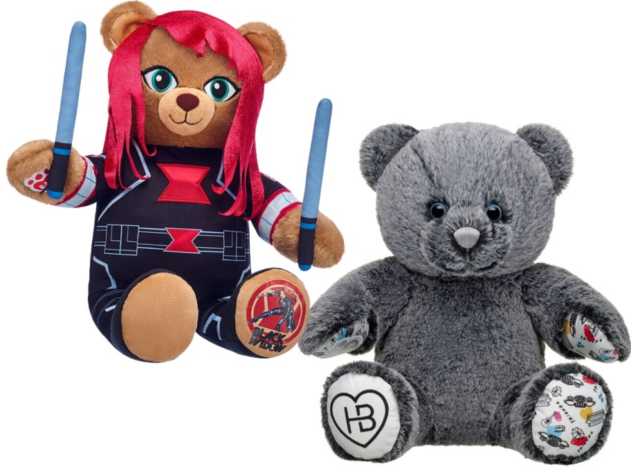 Marvel Black Widow Build a Bear and grey FRIENDS TV Show Build a Build