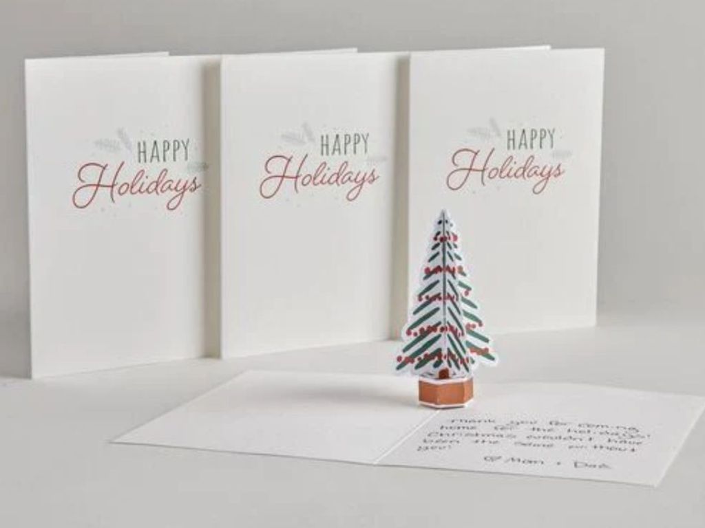 Lovepop Holiday Tree Notecards (Assorted 4-Pack)