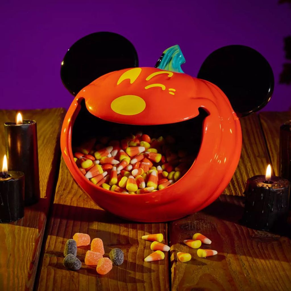 Mickey Mouse Jack-o'-Lantern Halloween Candy Bowl