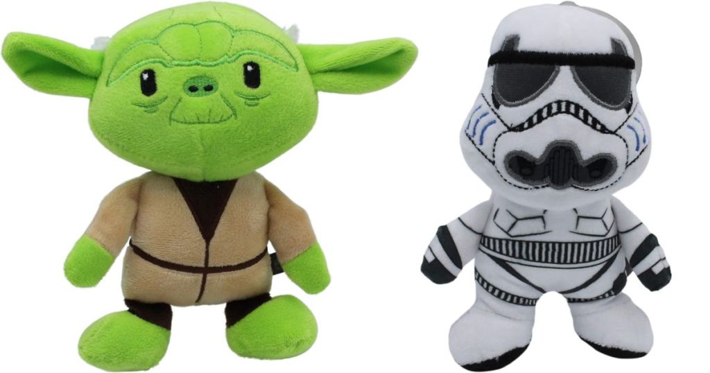 Star Wars Yoda Dog Toy and Star Wars Storm Trooper Dog Toy