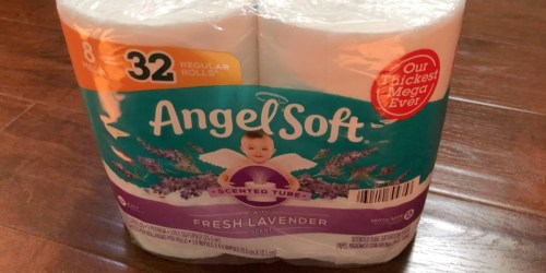 Angel Soft Mega Rolls Toilet Paper 8-Count Only $5.99 on Amazon
