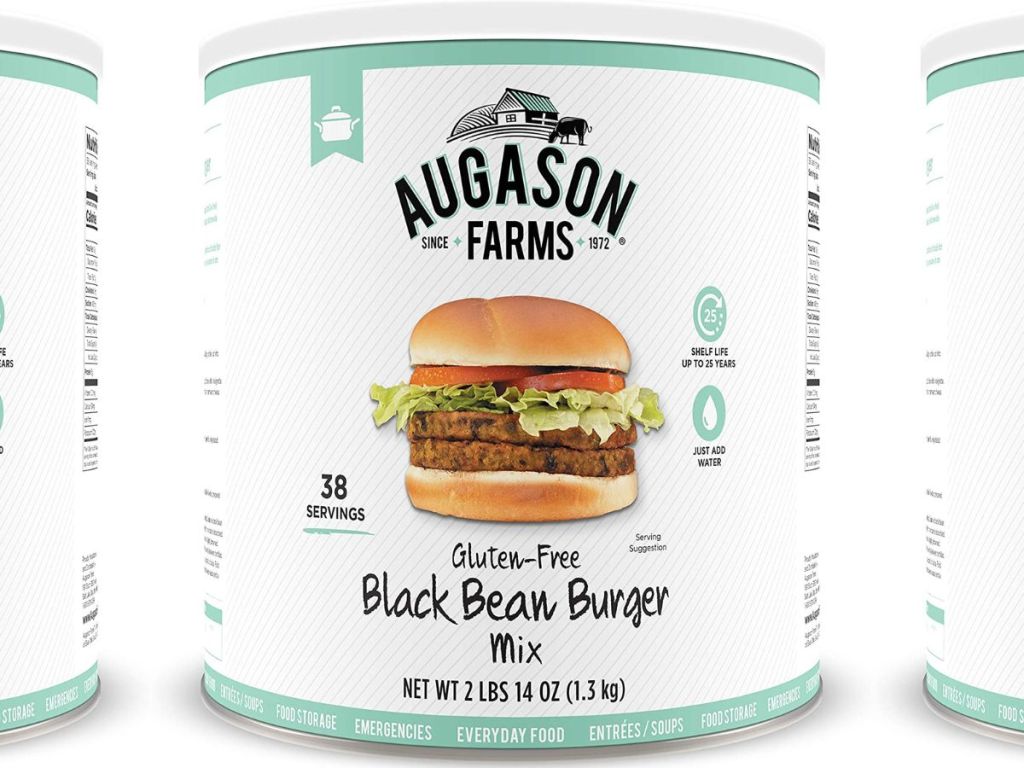 Augason Farms Gluten-Free Black Bean Burger mix