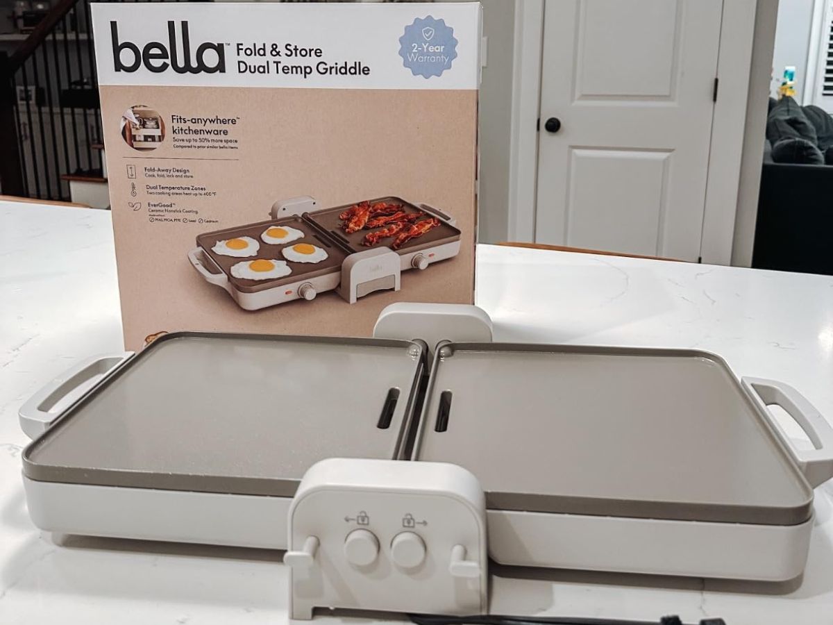 Bella Nonstick Foldable Griddle Just $39.99 on JCPenney.com (Great for Small Spaces!)