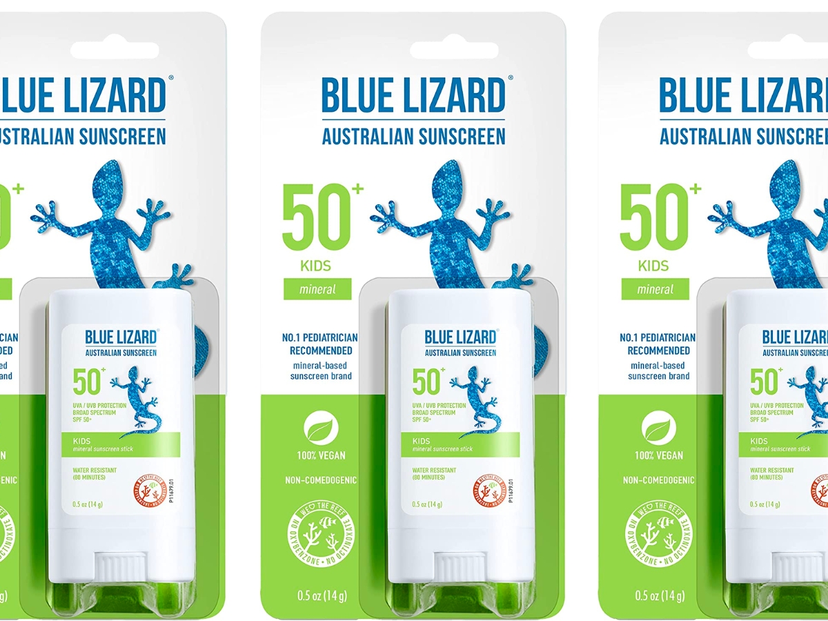 Blue Lizard SPF 50+ 5oz Mineral Sunscreen Stick for Kids