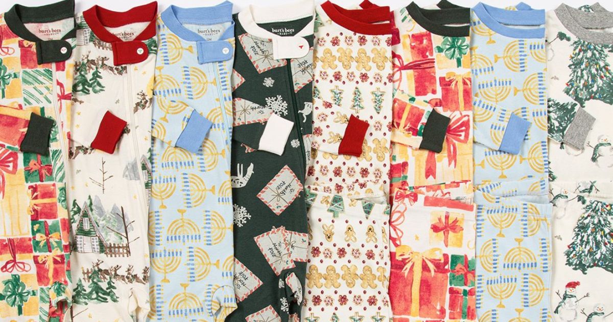 Burt’s Bees Matching Holiday Pajamas for the Family from $8.79 + Free Shipping (Grab Yours Before They Sell Out!)