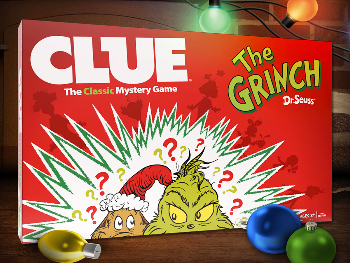 The Grinch Clue Board Game Available on Amazon
